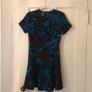 Who What Wear floral fit and flare dress - small